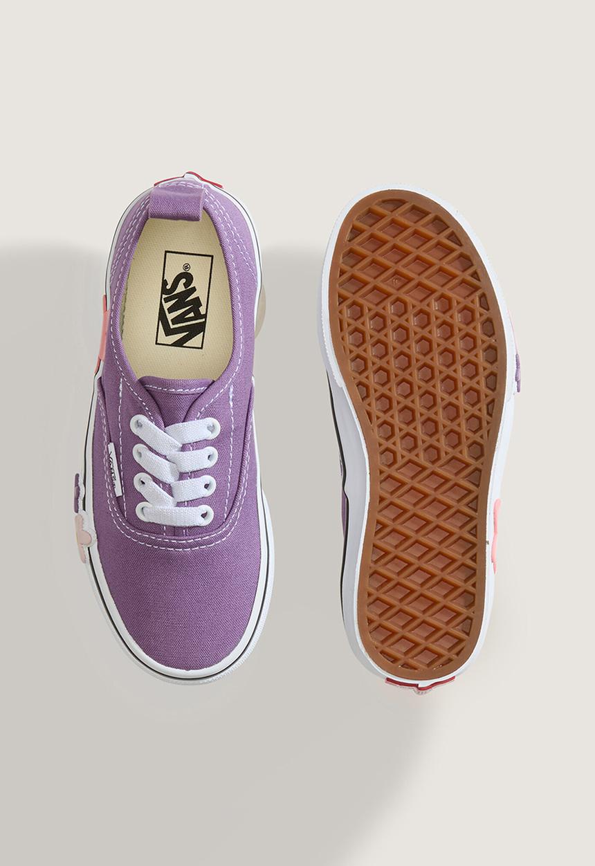 Vans - Authentic elastic lace flower-frt - prism purple