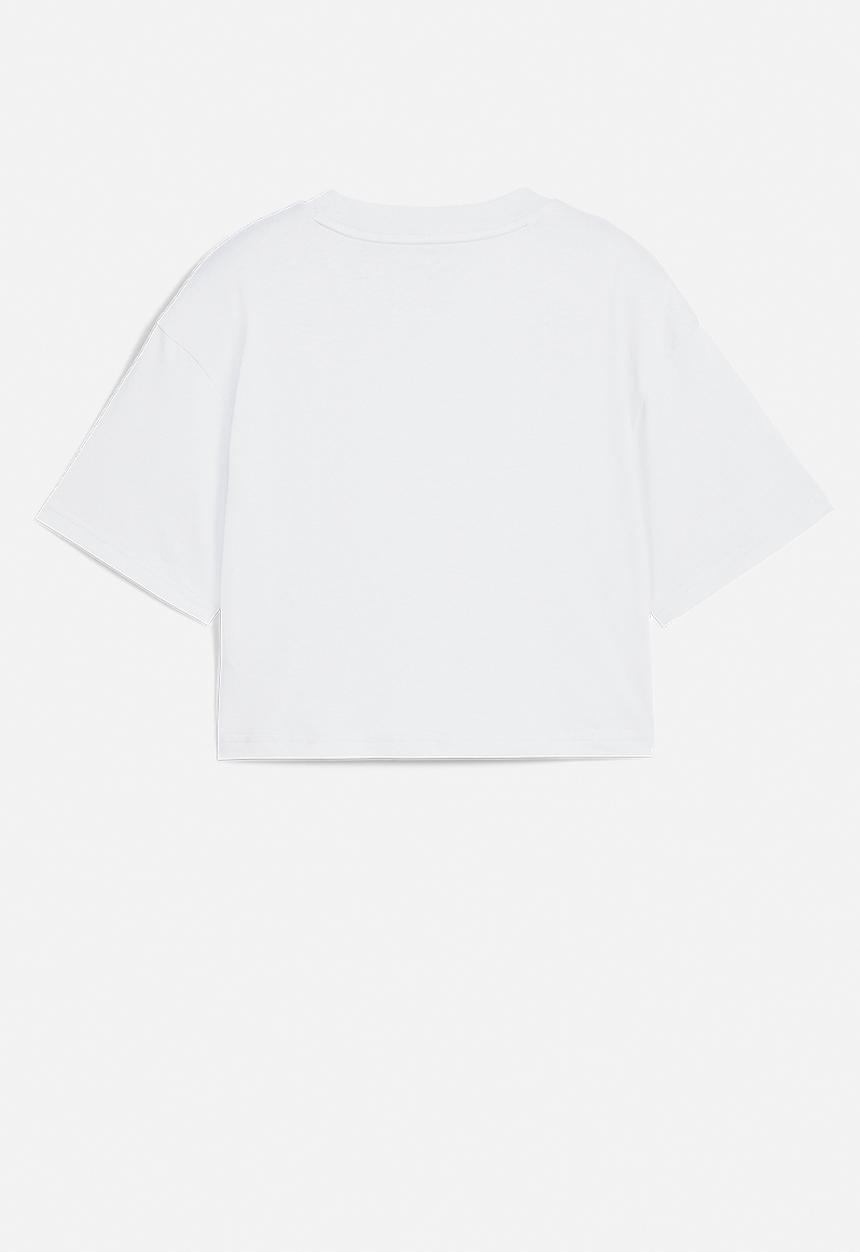 PUMA - Ess No. 1 Logo Short Length Tee G - Puma White