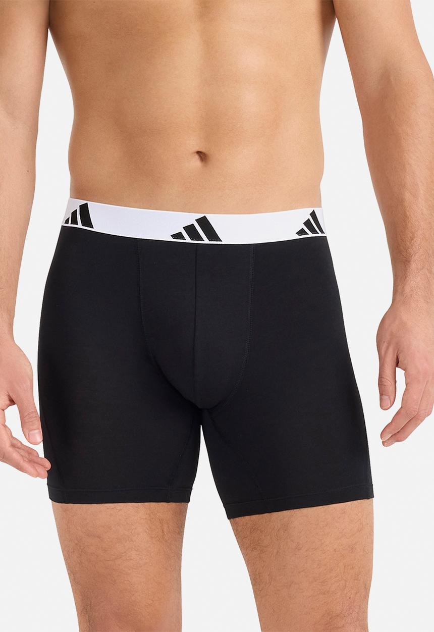 adidas Performance - Active Flex Cotton - 3PK - BoxerBrief - White Band - BBB -