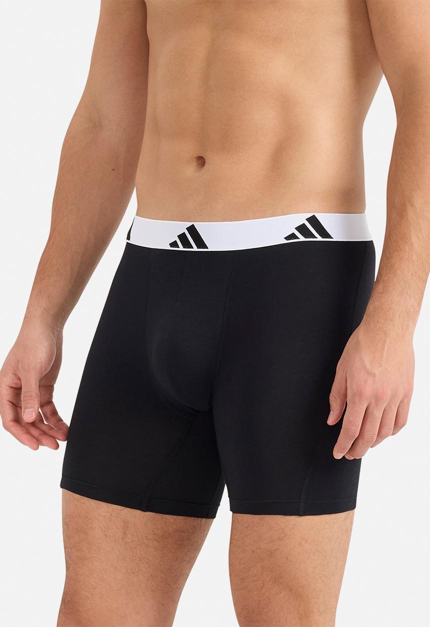 adidas Performance - Active Flex Cotton - 3PK - BoxerBrief - White Band - BBB -