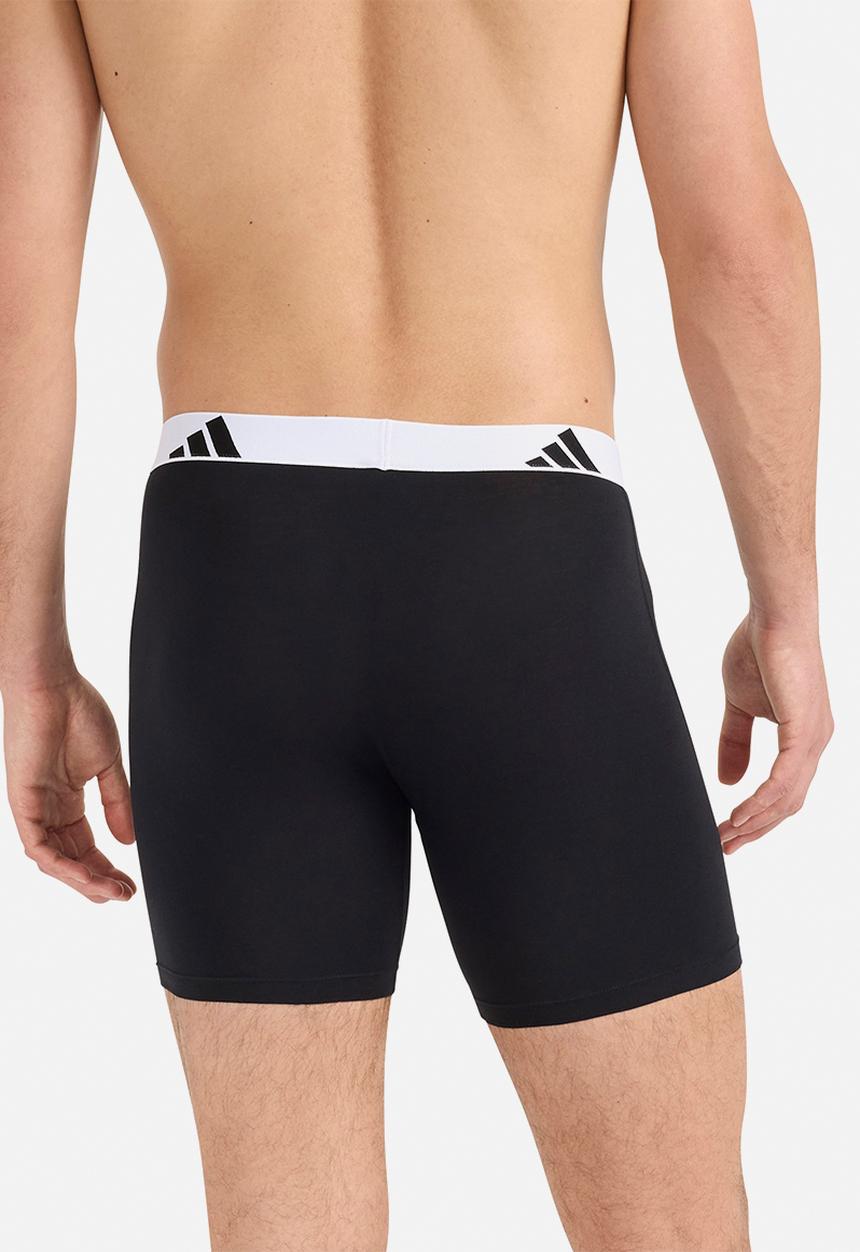 adidas Performance - Active Flex Cotton - 3PK - BoxerBrief - White Band - BBB -
