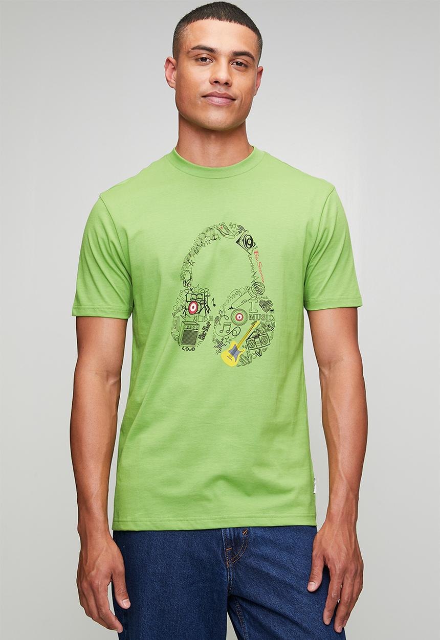 Ben Sherman - Typography Headphones - Piquant Green