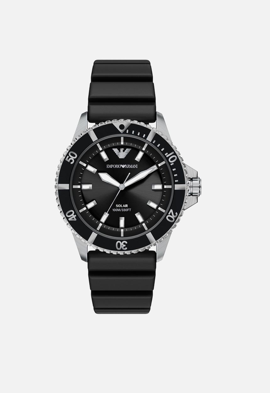 Armani - Armani  AR11788 World Explorer- Silver & Black