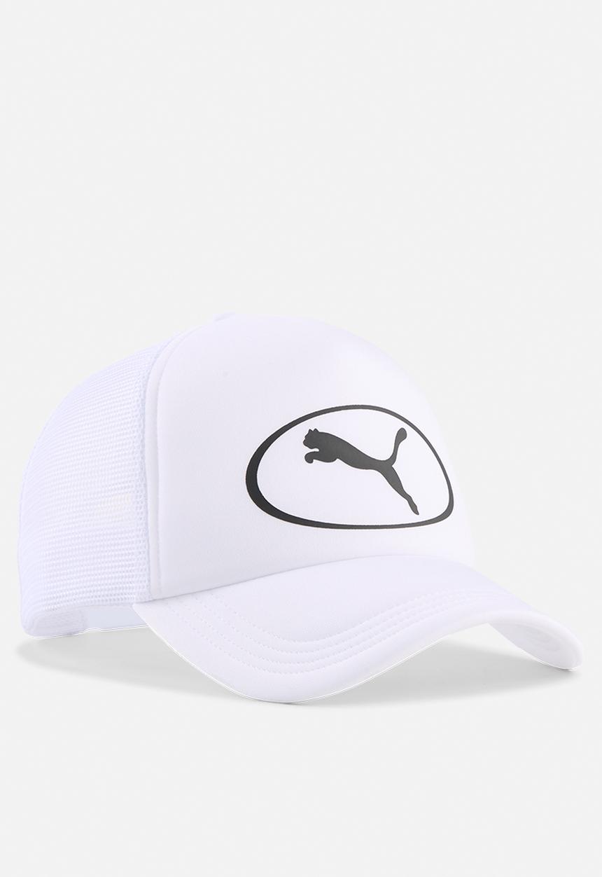 PUMA - Ess Puma Cat Logo Trucker Cap - White