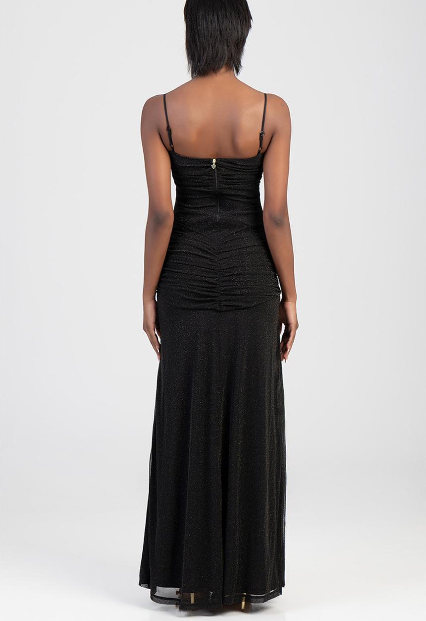 SISSY BOY - Electric Energy Maxi Dress - Black/Gold