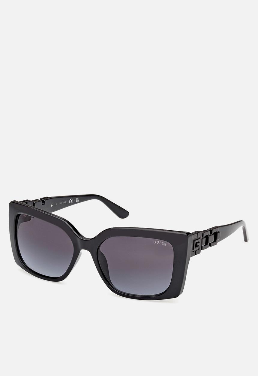 GUESS - Guess Sunglass & Case W0001 GU00265H-01B-55 - Shiny Black
