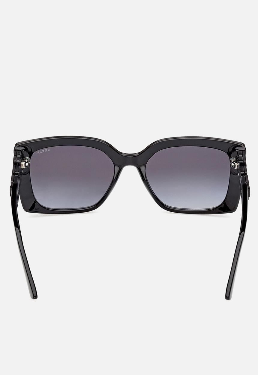 GUESS - Guess Sunglass & Case W0001 GU00265H-01B-55 - Shiny Black