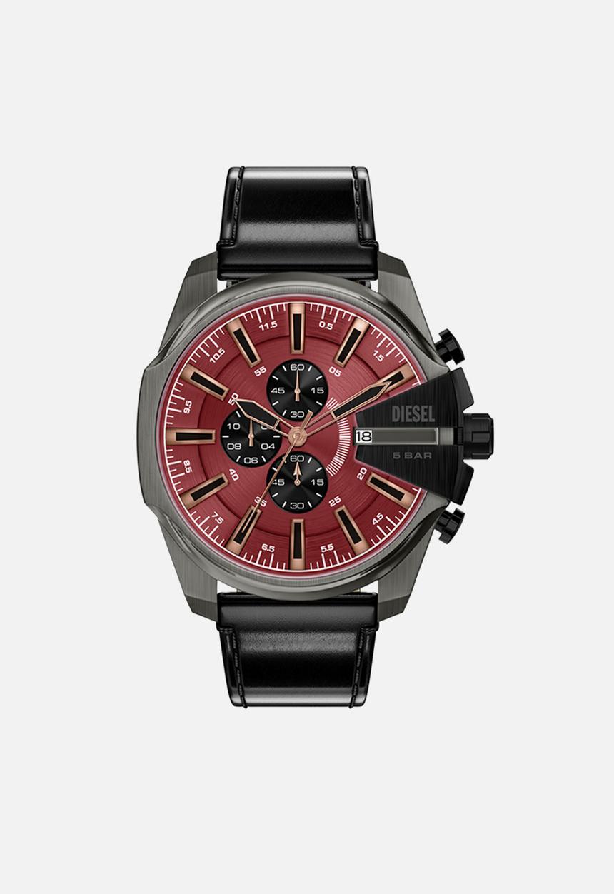Diesel  - Diesel  DZ4714 Mega Chief Slim- Gunmetal