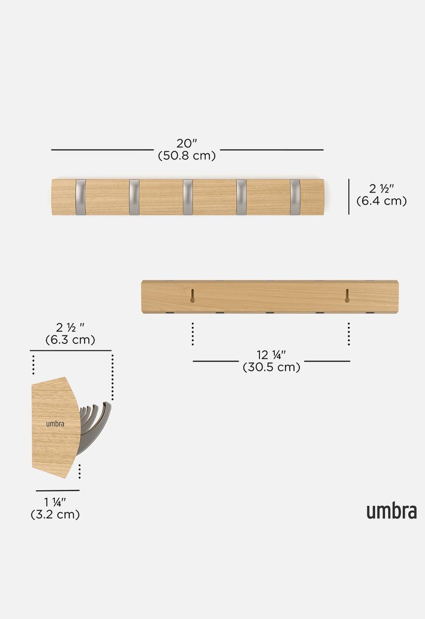 Umbra - Flip 5 Hook - Natural