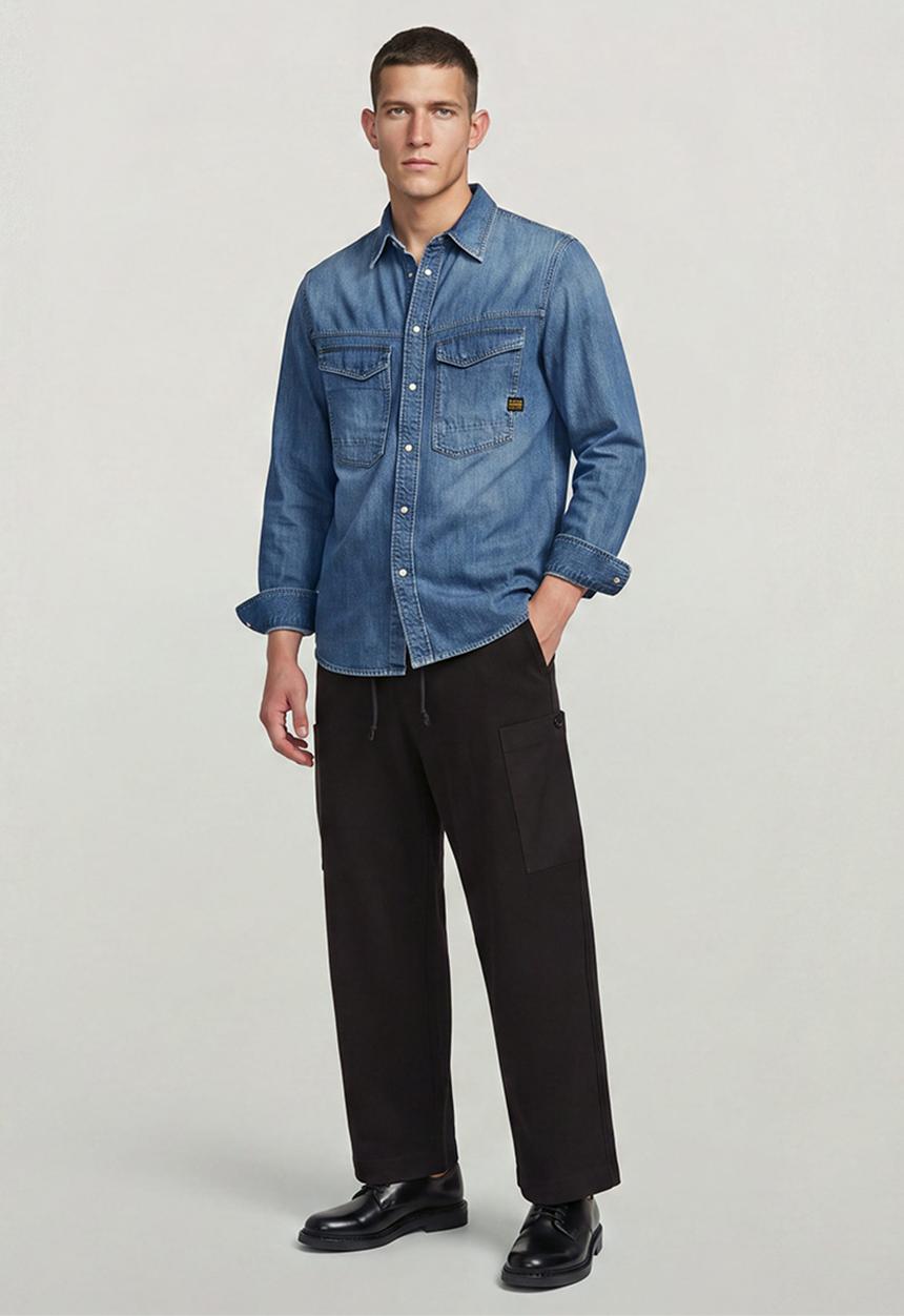 G-STAR - Cargo Pocket Sw Pant - Dk Black