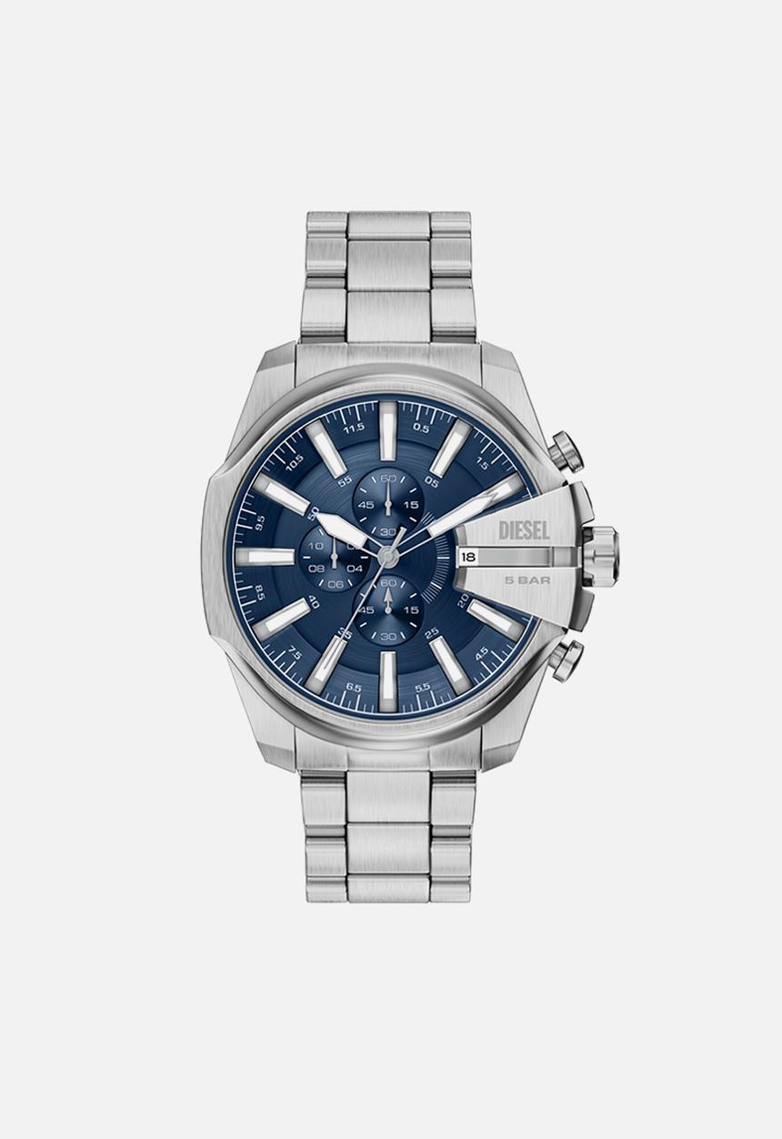 Diesel  - Diesel  DZ4721 Mega Chief Slim - Silver