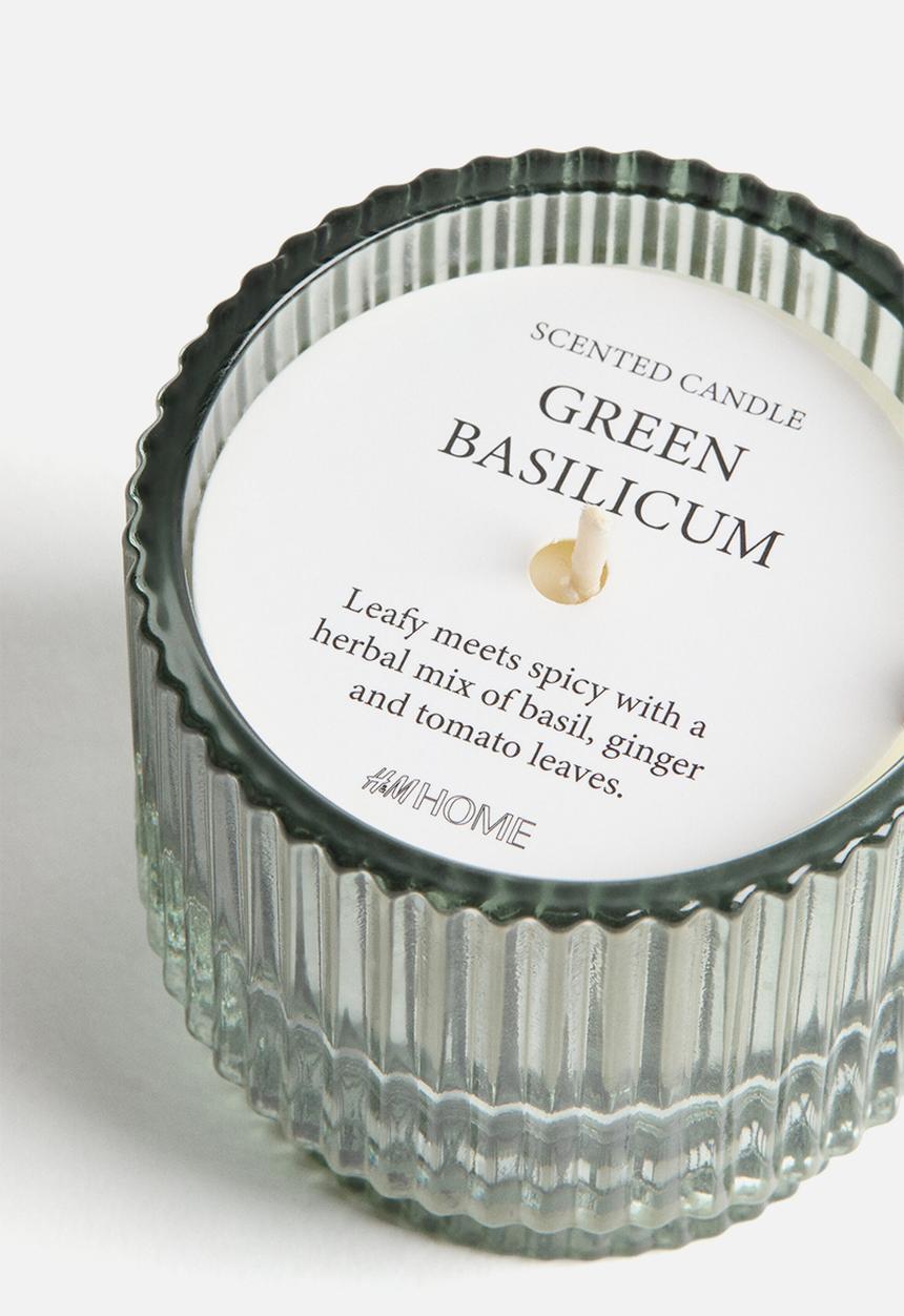 H&M - Scented candle - green basilicum