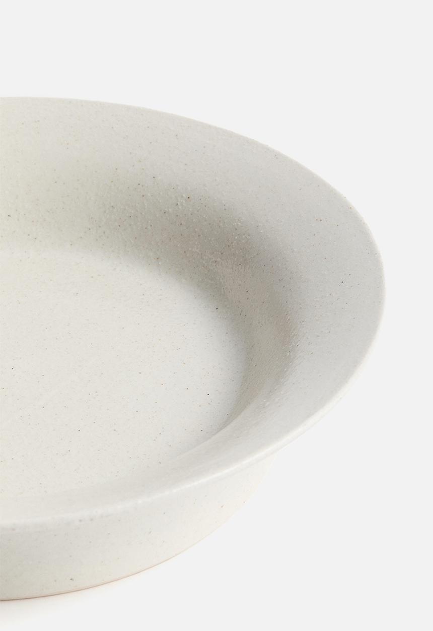 H&M - Large speckled serving bowl - white