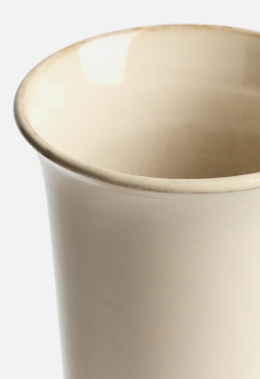 H&M - Large reactive-glaze terracotta vase - light beige