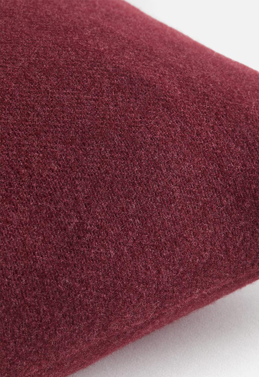H&M - Viscose-blend cushion cover - dark plum red