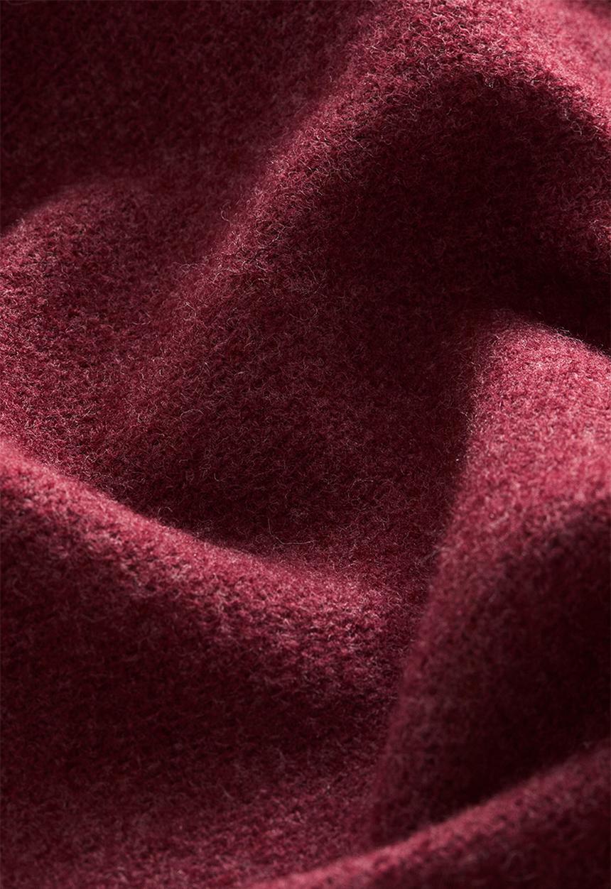 H&M - Viscose-blend cushion cover - dark plum red