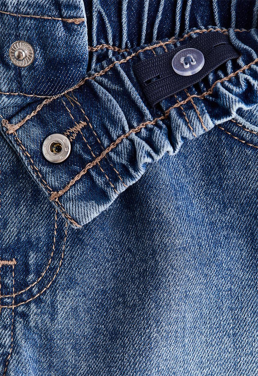 H&M - Loose fit denim shorts - denim blue