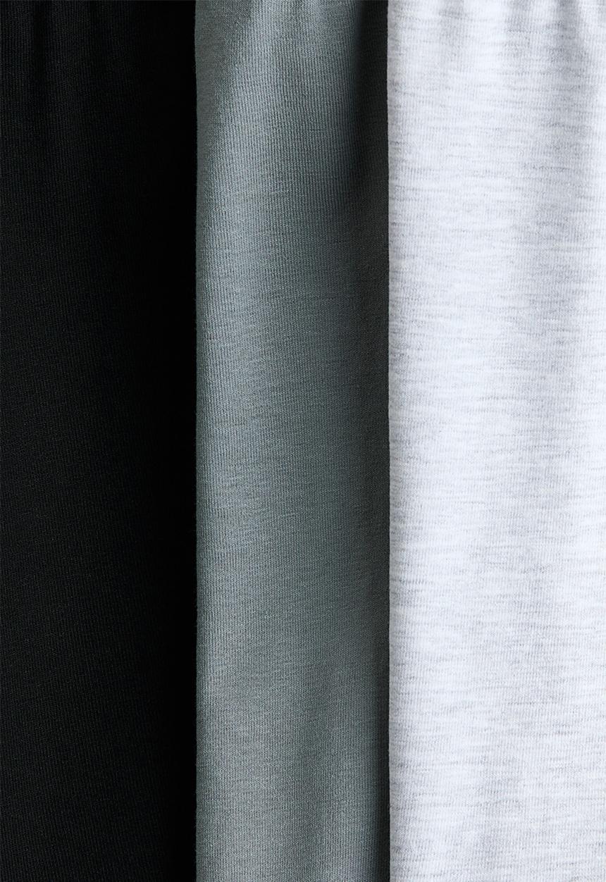 H&M - 3-Pack cycling shorts - grey/black