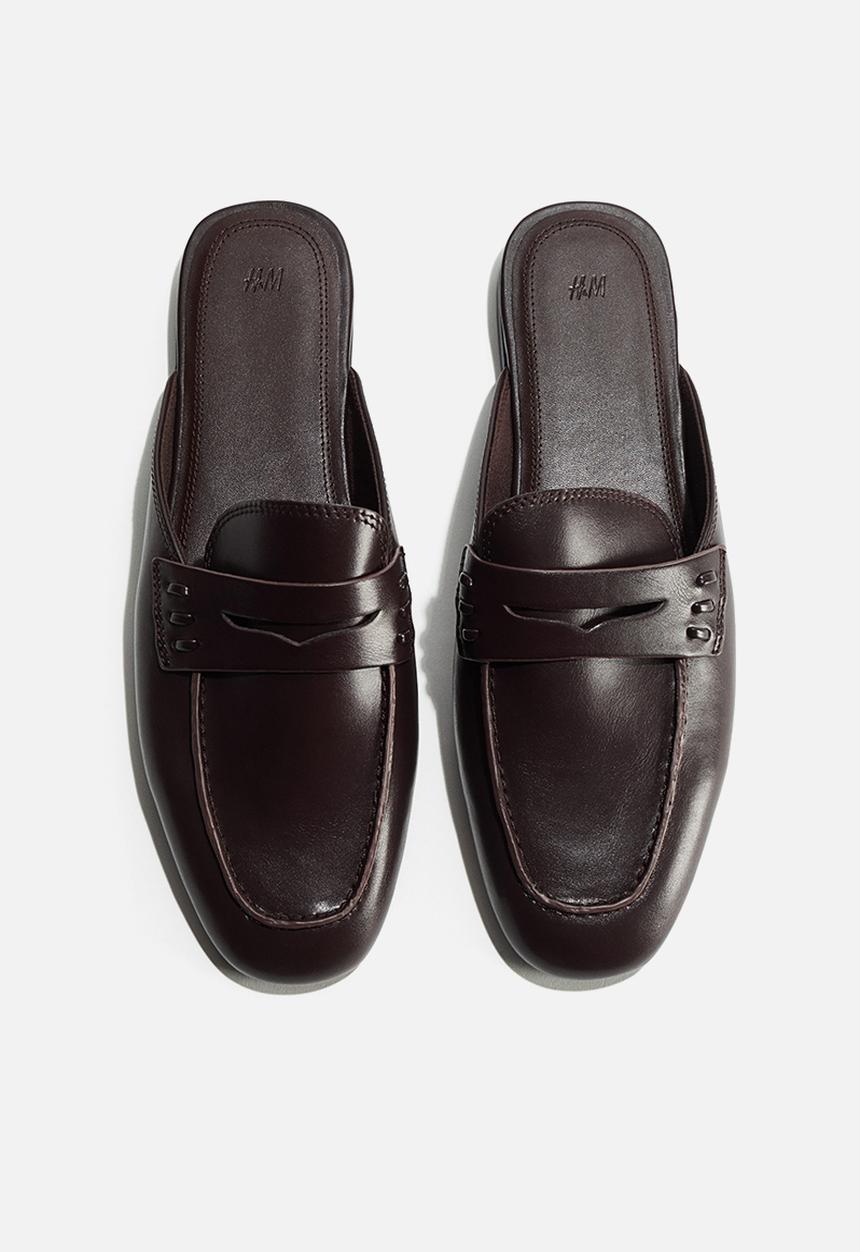 H&M - Loafer mules - dark brown