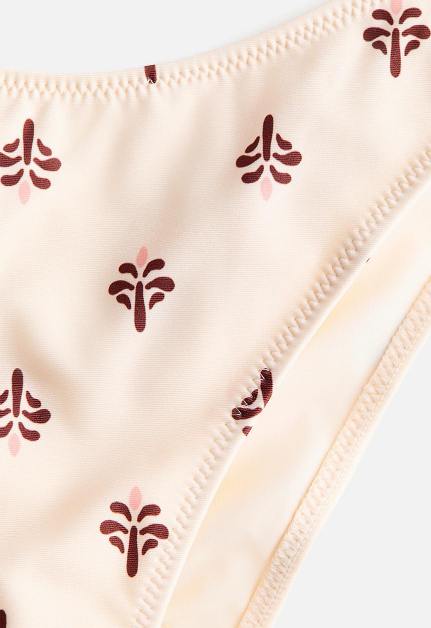 H&M - Brazilian bikini bottoms - cream/floral