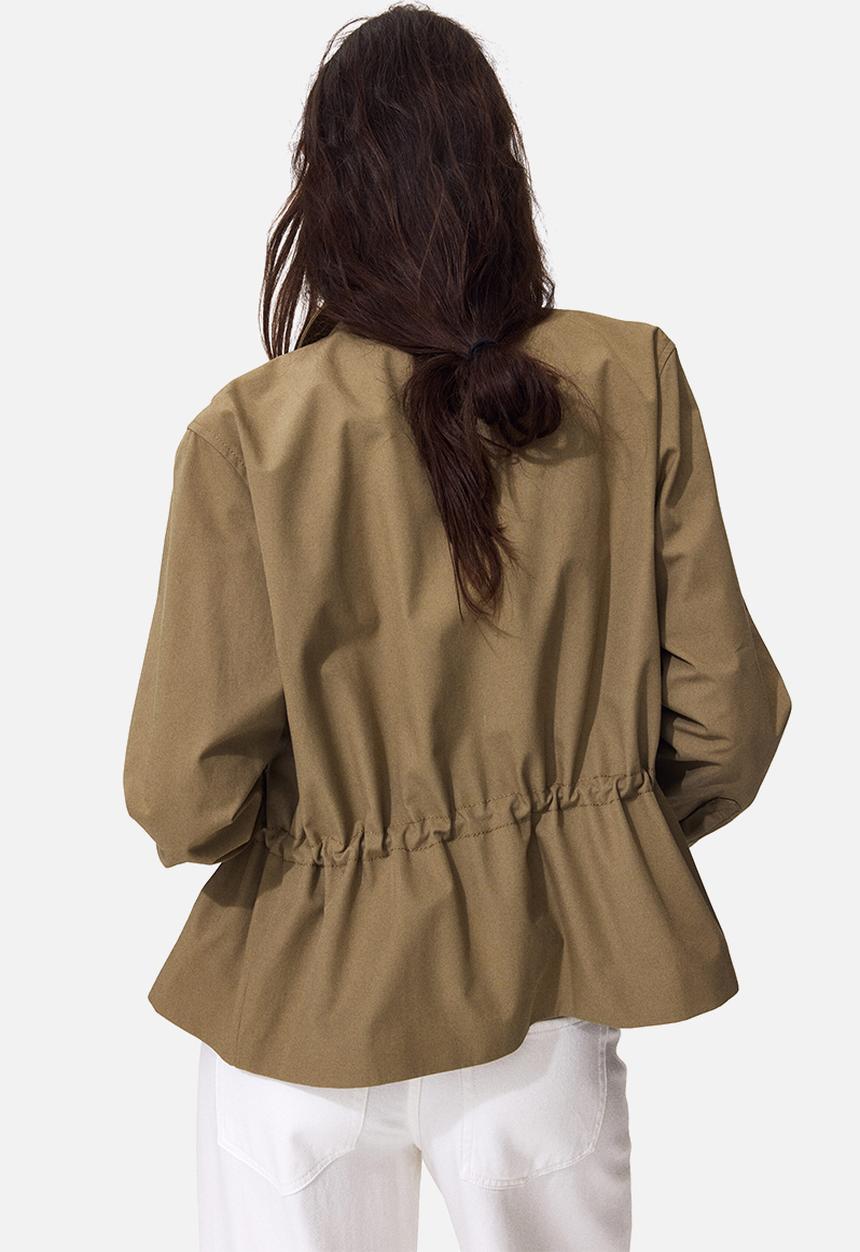 H&M - Cotton twill jacket - khaki green