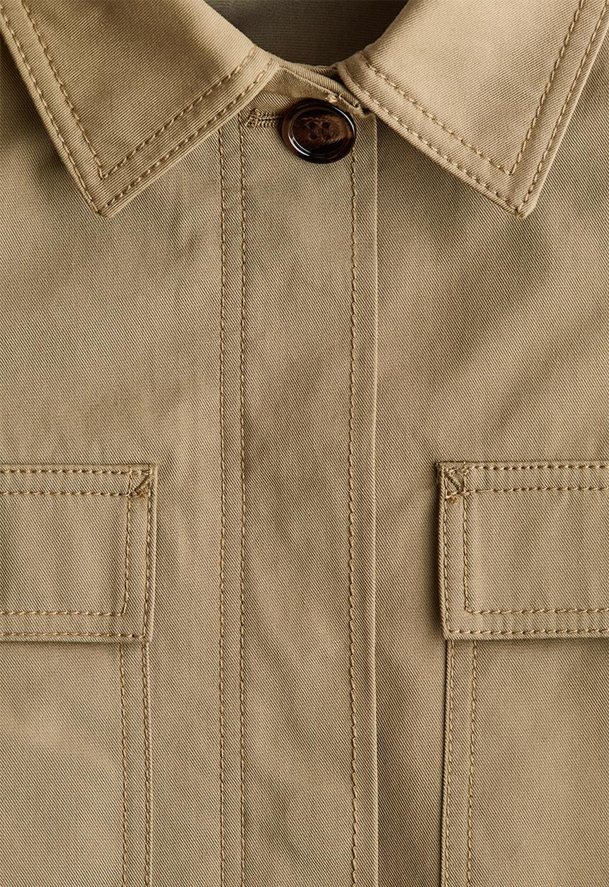 H&M - Cotton twill jacket - khaki green