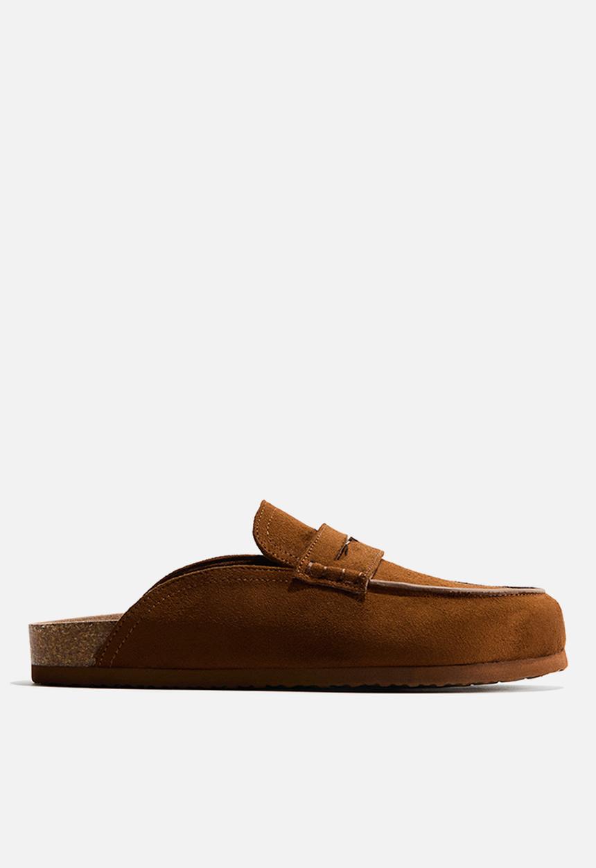 H&M - Loafer mules - brown