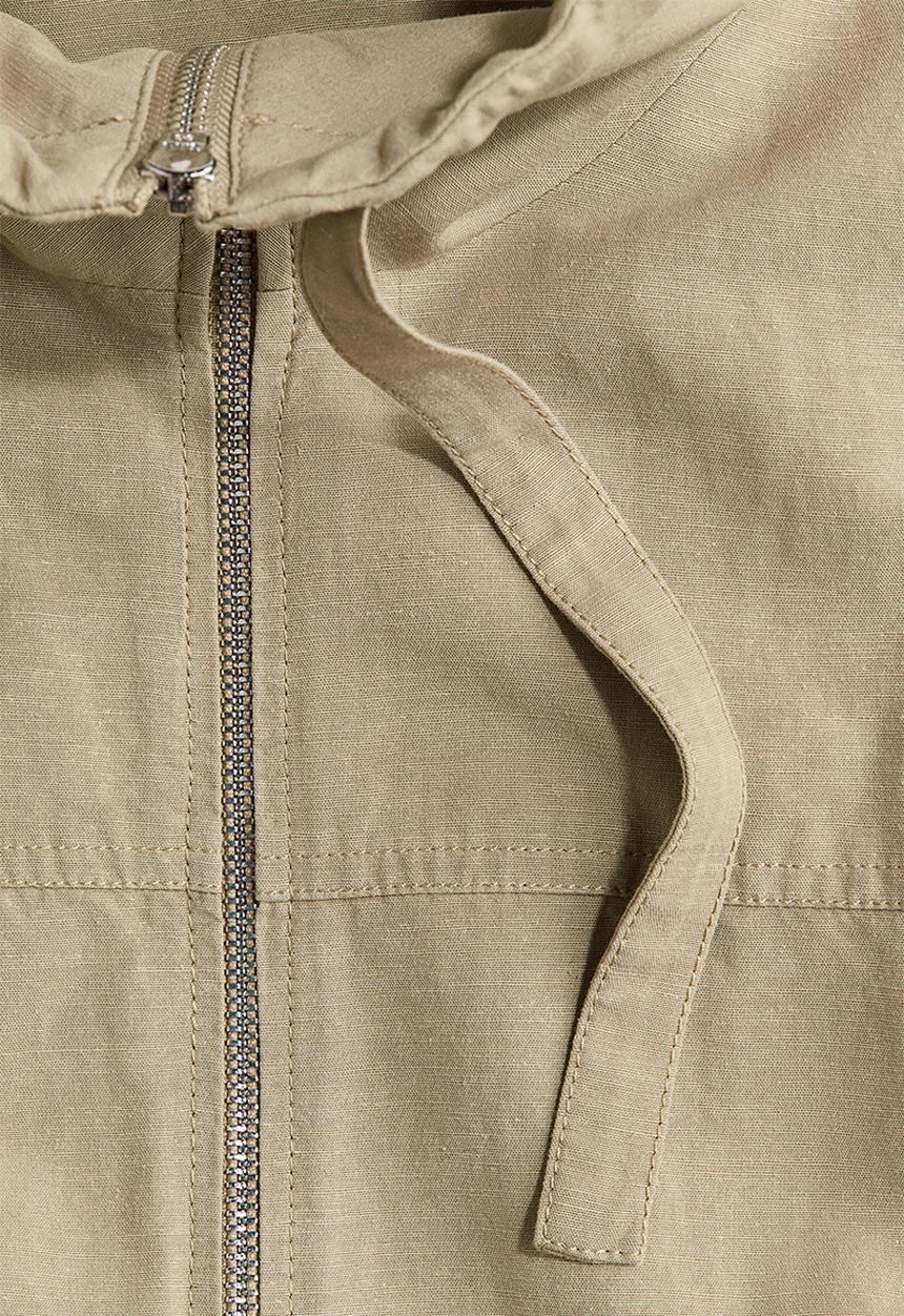 H&M - Linen-blend jacket - beige