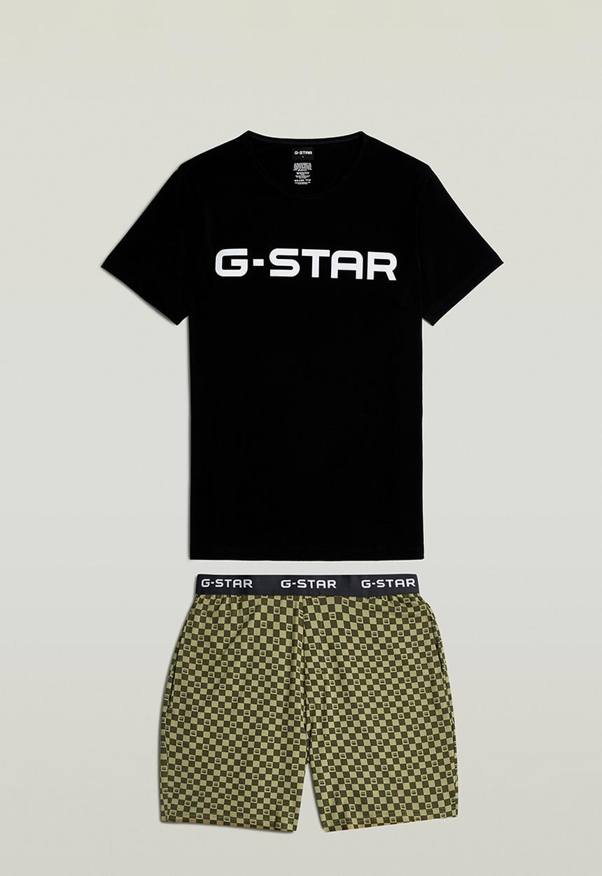 G-STAR - Tee s\s and short set - Multi 