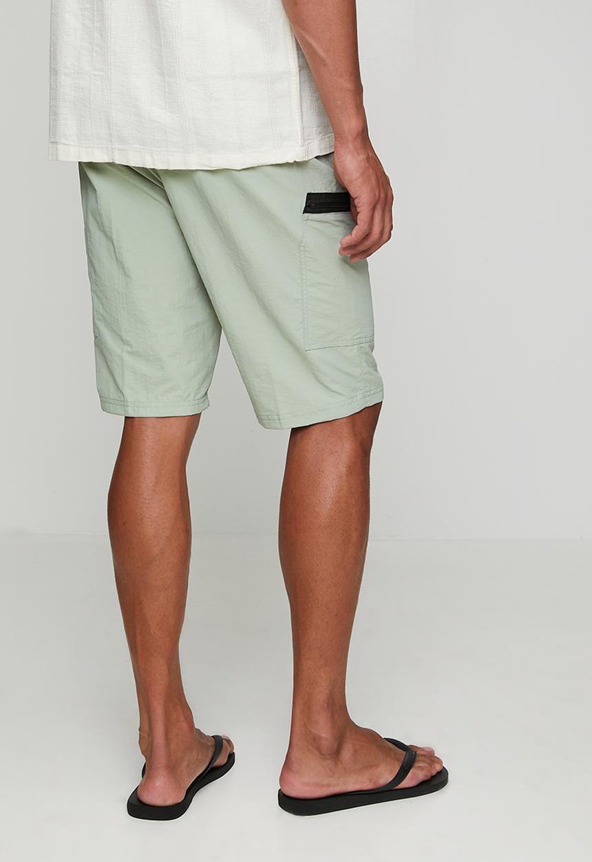 SOVIET - Nylon Shorts-Dark Sage
