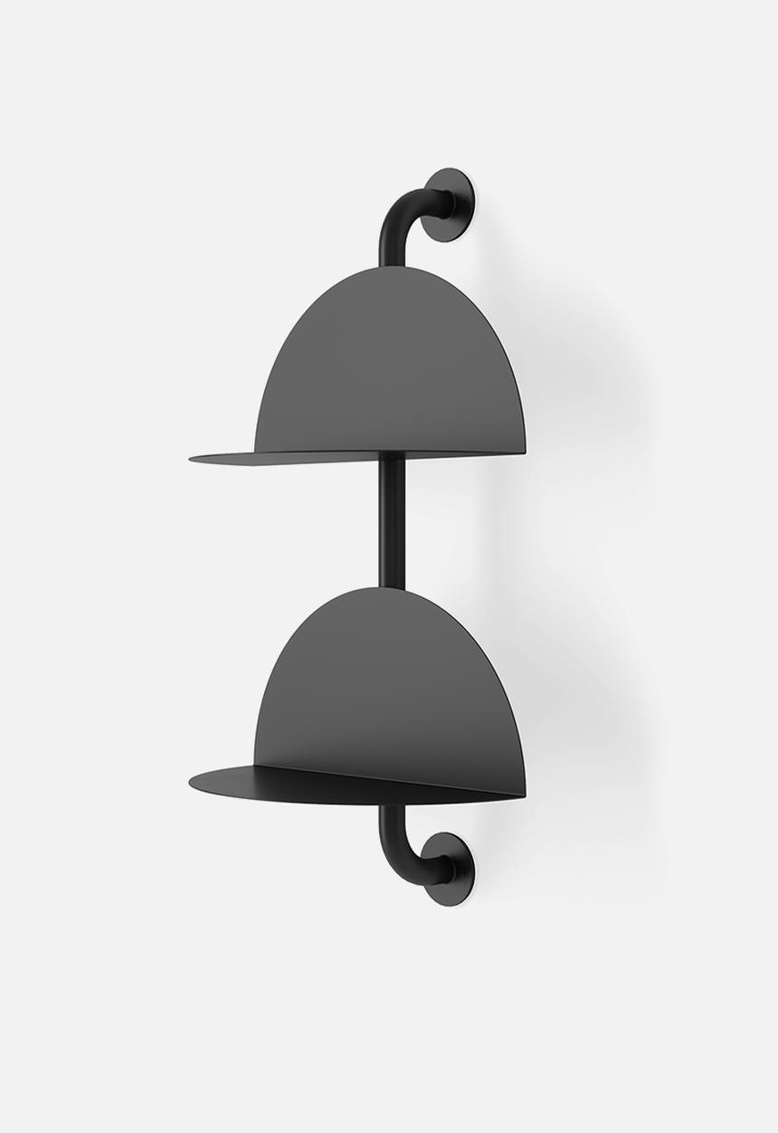 Umbra - Solis Adjustable 2 Shelf - Black