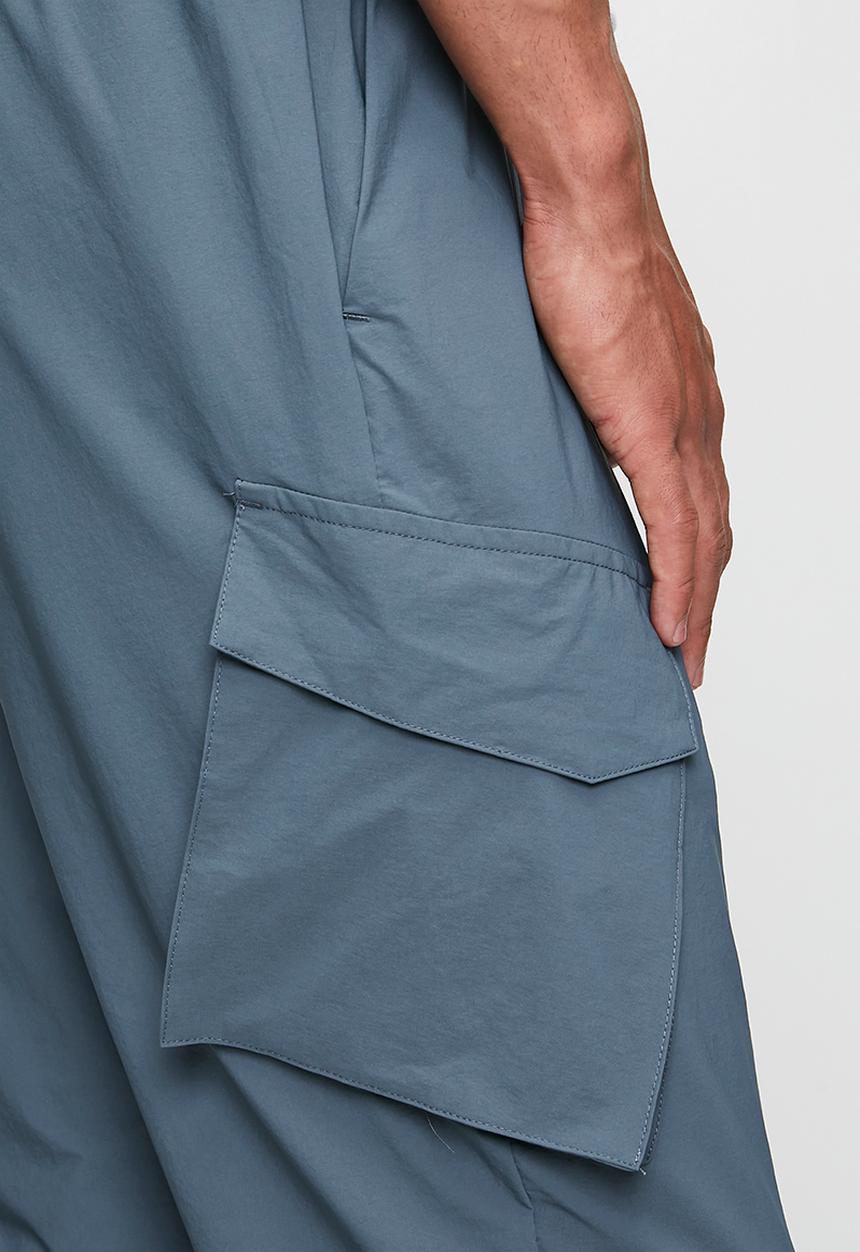 SOVIET - Nylon Track Pants-Petrol