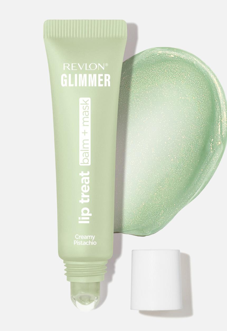 Revlon - Glimmer Lip Treatment Balm + Mask - 007 Creamy Pistachio