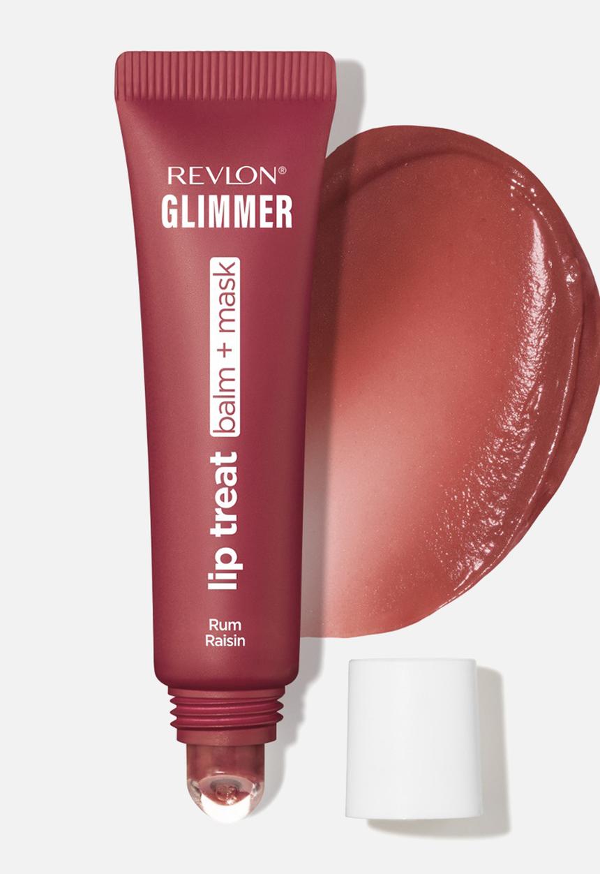 Revlon - Glimmer Lip Treatment Balm + Mask - 010 Rum Raisin