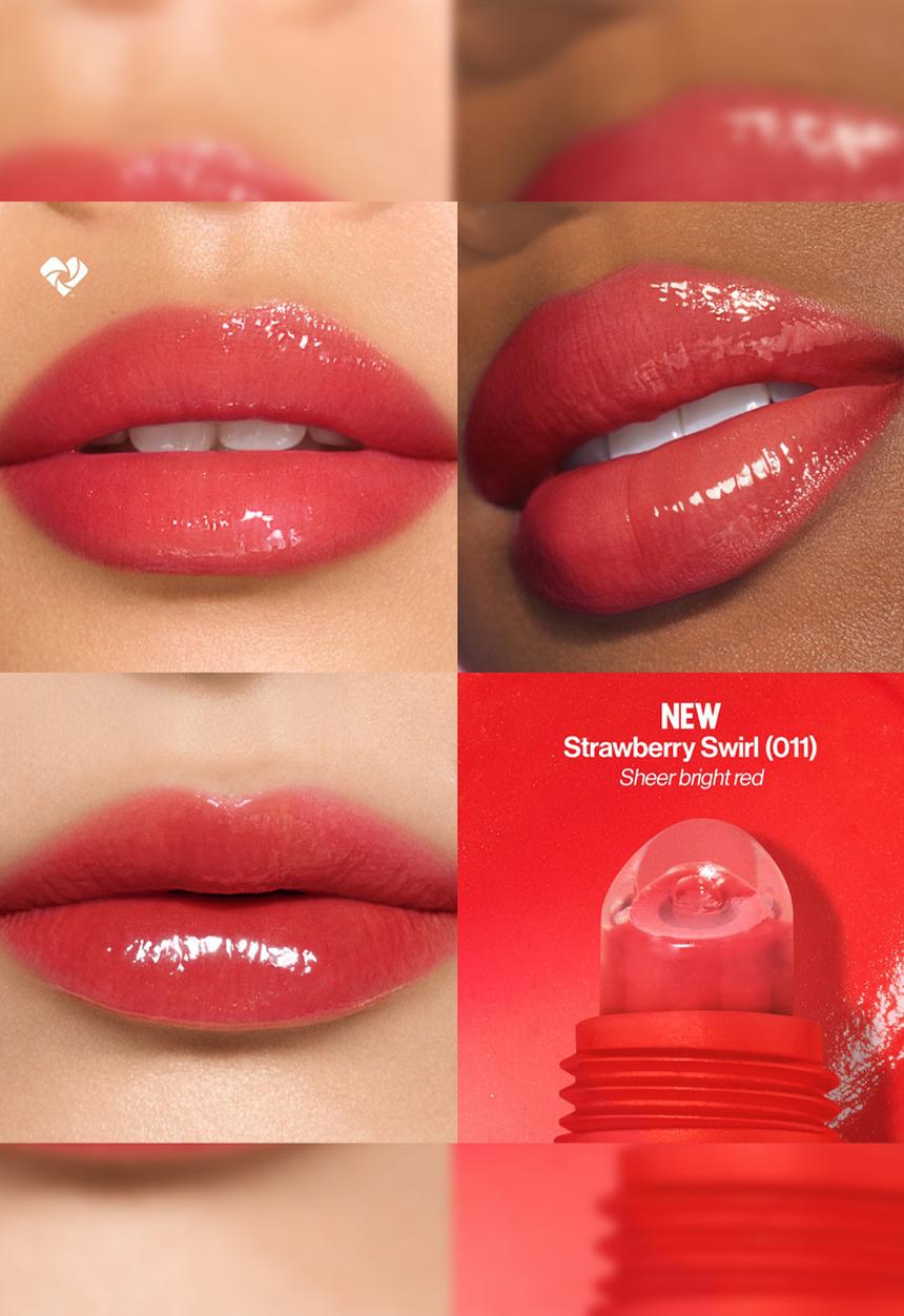 Revlon - Glimmer Lip Treatment Balm + Mask - 011 Strawberry Swirl