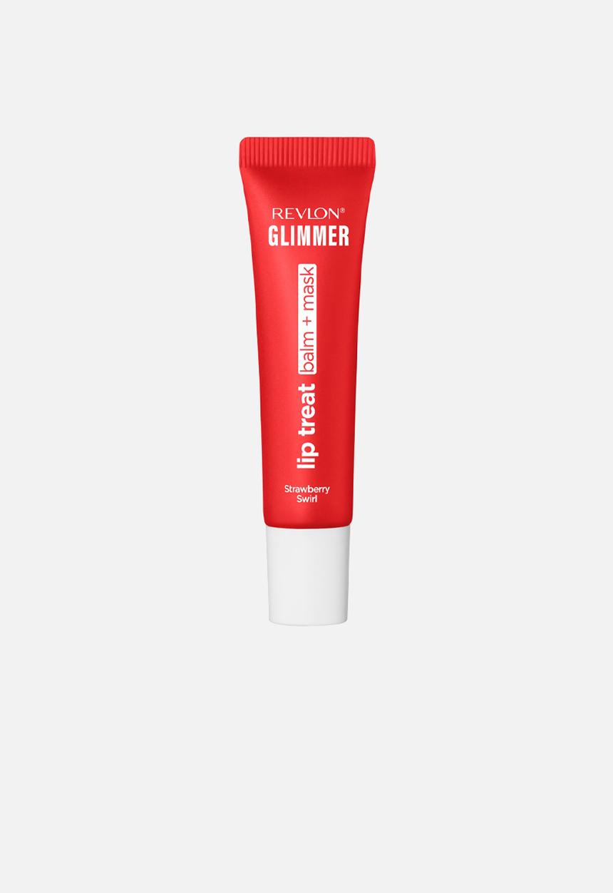 Revlon - Glimmer Lip Treatment Balm + Mask - 011 Strawberry Swirl