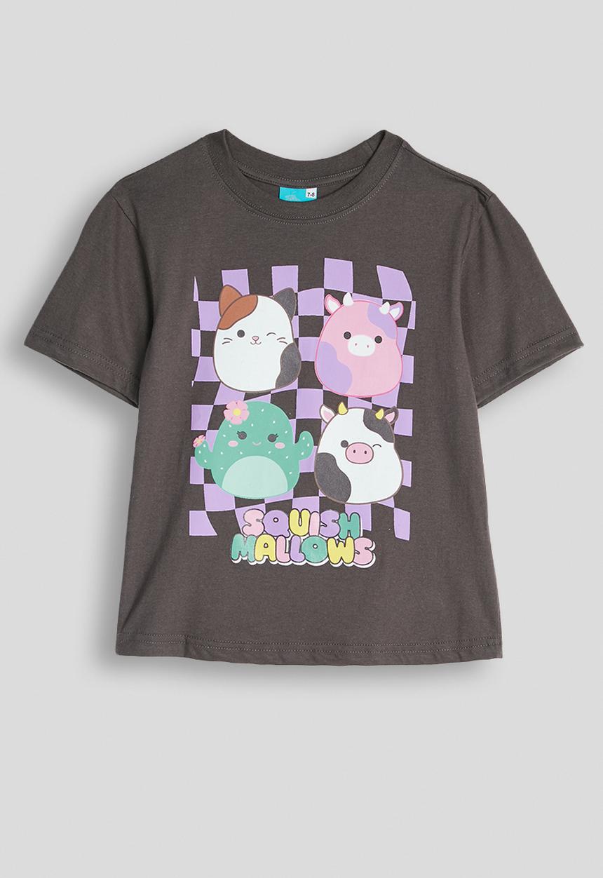 Pop Candy - Oversized Squishmallow  tee - charcoal
