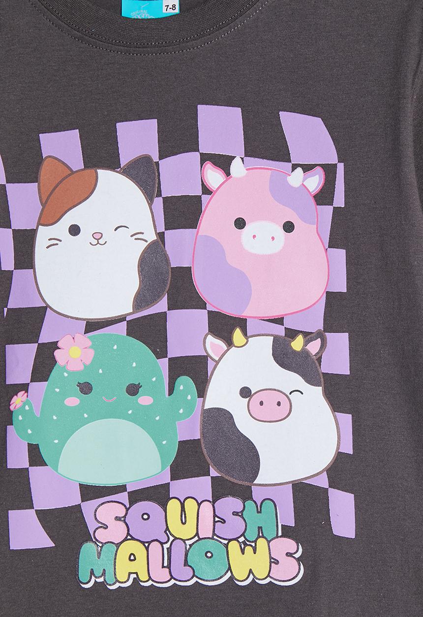 Pop Candy - Oversized Squishmallow  tee - charcoal