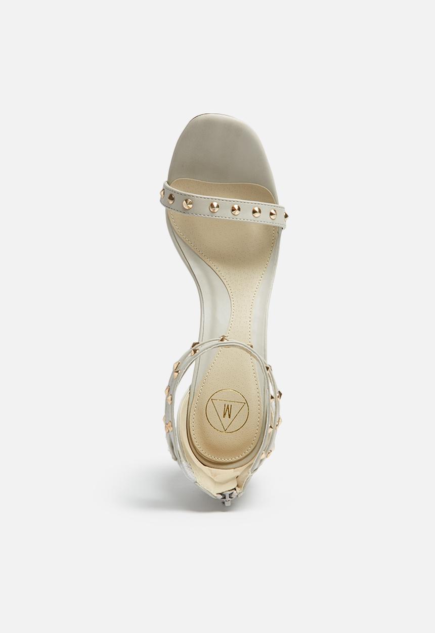 Missguided - Studded ankle strap heel