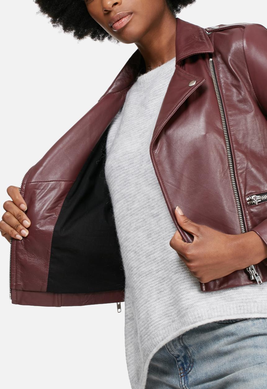 Vero Moda - Rida leather jacket