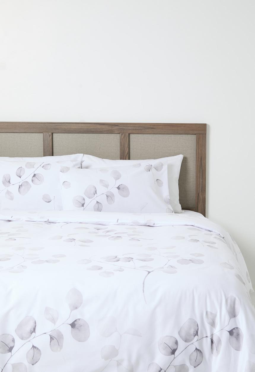 Horrockses - Mono Leaf Duvet Cover Set