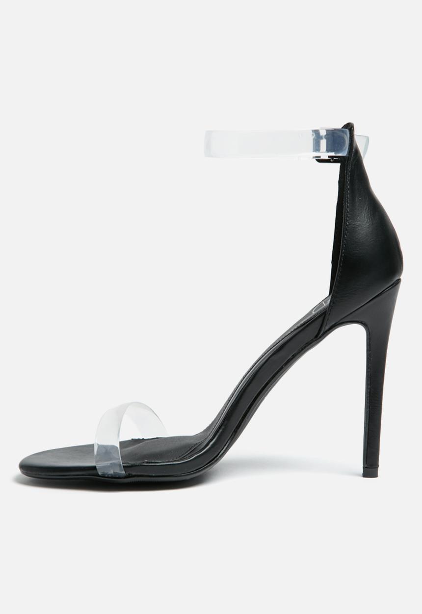 Missguided - Perspex ankle strap heel