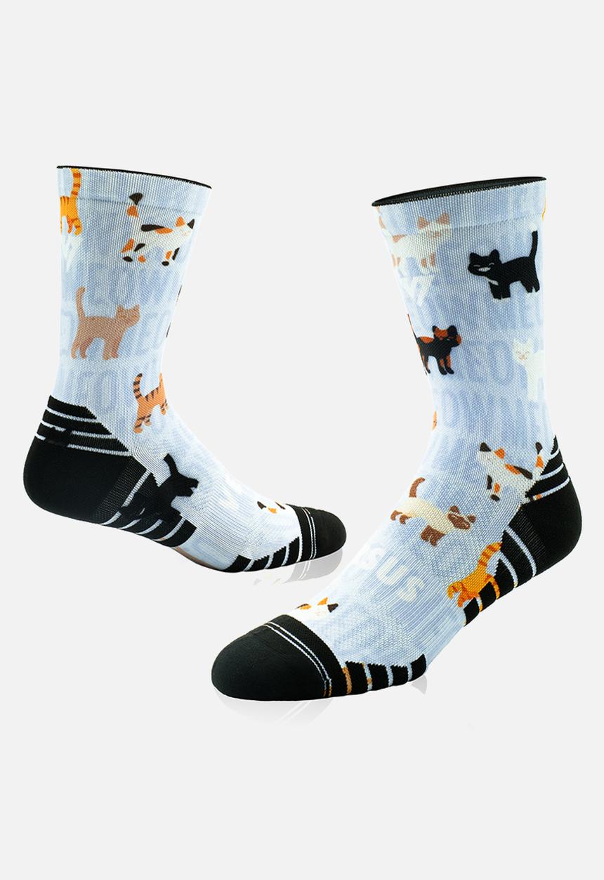 Versus - Cats 2.0 Active Crew Socks - blue