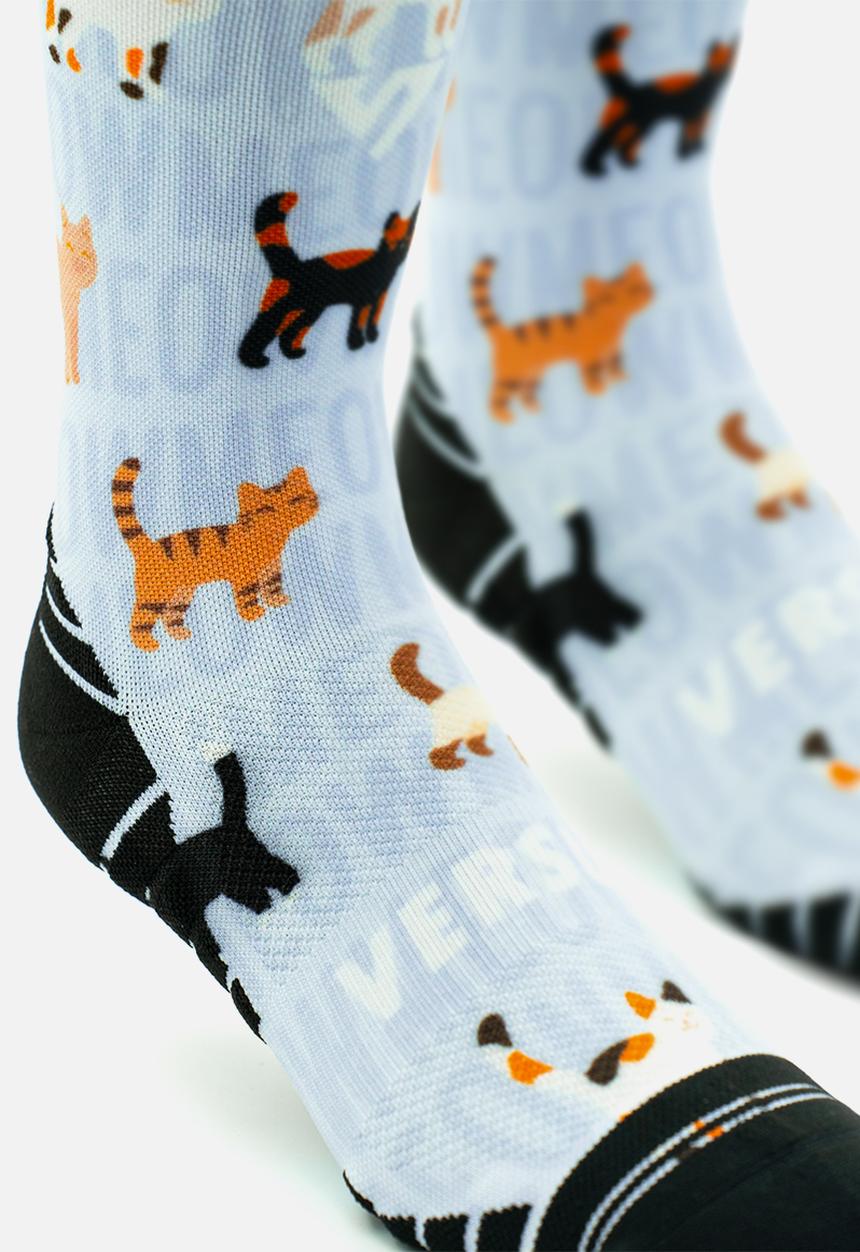 Versus - Cats 2.0 Active Crew Socks - blue