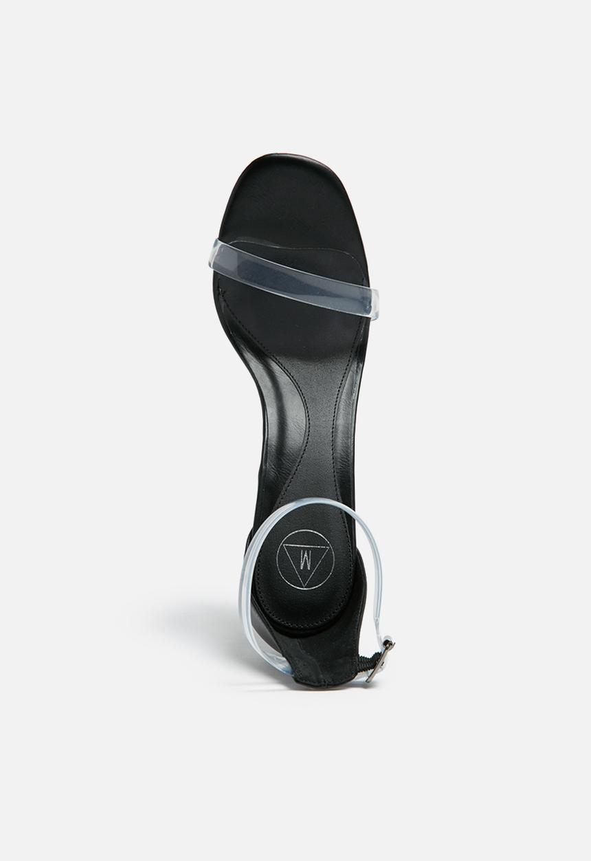 Missguided - Perspex ankle strap heel