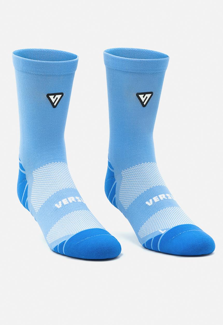 Versus - Classic Active Crew Tab Socks - Blue