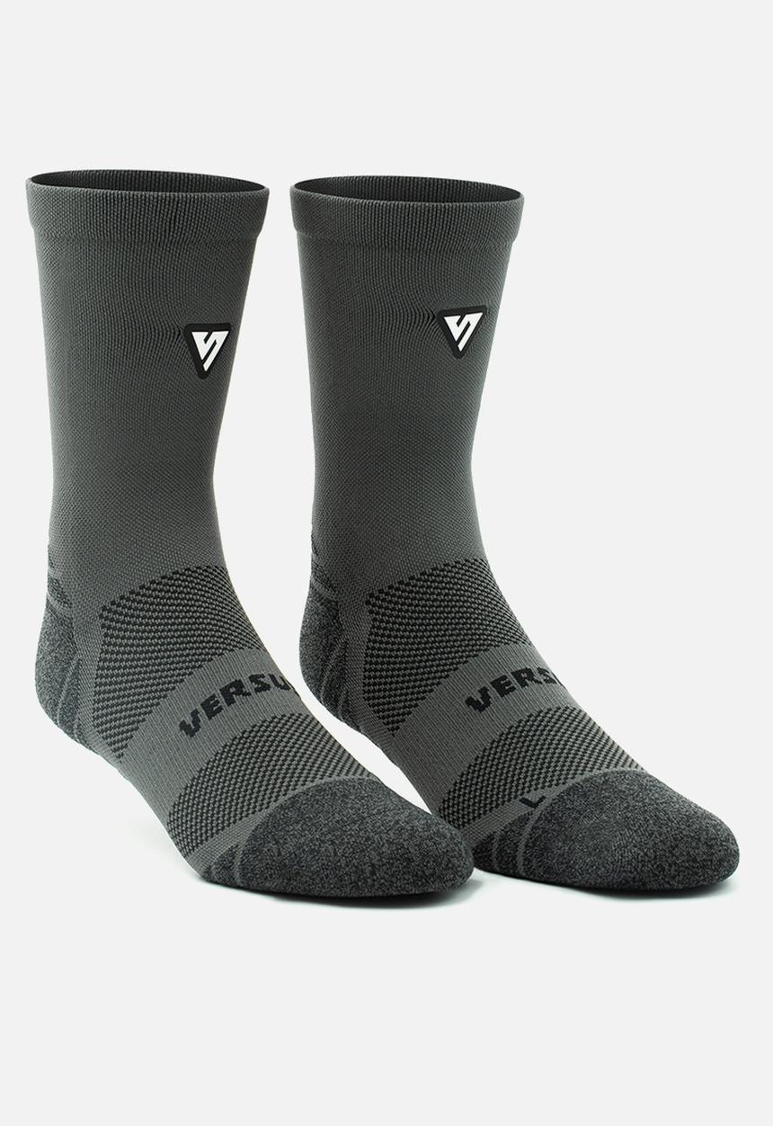 Versus - Classic Active Crew Tab Socks - Charcoal
