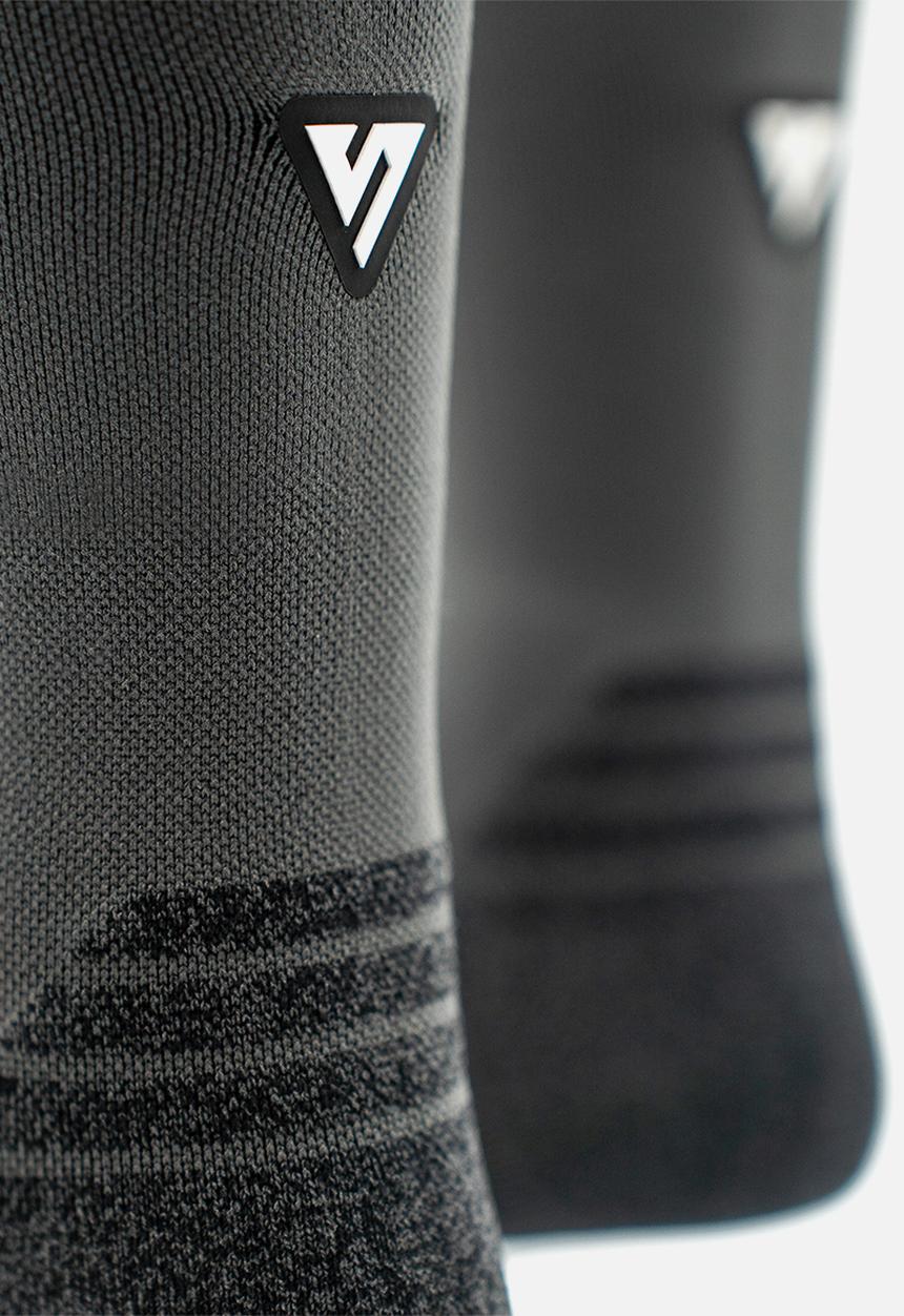 Versus - Classic Active Crew Tab Socks - Charcoal