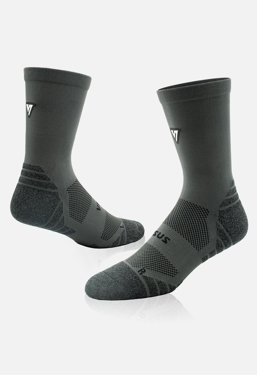Versus - Classic Active Crew Tab Socks - Charcoal