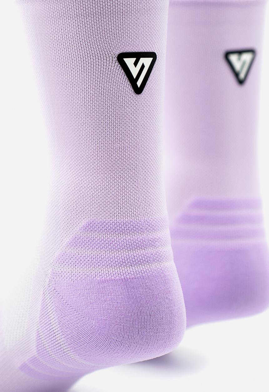 Versus - Classic Active Crew Tab Socks - Lilac